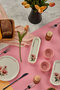14 Piece 6-Person Stackable Elegance Premium Breakfast Set Breakfast Set Presentation Plate - 7