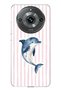Realme 11 Pro / 11 Pro Plus Compatible Pastel Dolphin Pattern Transparent Phone Case