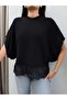 Tricot Blouse with Ruched Hem - 3