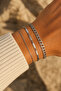 Men's Steel Detailed 3-Piece Bracelet Set Combination