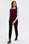 Women's Crew Neck Knitted Rose Embroidered Short Wool Vest V.Çürüğü - 5