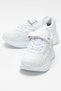 Children's Velcro Smart Lacing Sports Shoes White - 7
