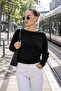 Women's Boat Neck Bat Sleeve Modal Sweatshirt 265139 -
