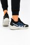 Knitwear Poly Sole Smart Lace-Up Children's Sports Shoes Black - Blue - 2