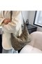 Women's Green Quilted Shoulder Bag