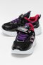 Children's Velcro Smart Lacing Sports Shoes Black - Fuchia - 2