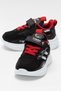 Children's Velcro Smart Lacing Sports Shoes Black - Red - 7