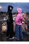 Lover - Friend Couple Combination Spider-Man Back and Hood Print Special Design Hooded Sweatshirt 2-Piece Set - 2