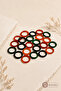 25 Pieces of Mixed Color and Size Agate Rings – Gift Rings for Distribution - 2