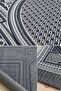 İsmen Velvet Velvet Prayer Rug with Non-Slip Base and Embossed Pattern - 3