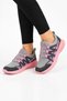 Knitwear Poly Sole Smart Lace-Up Children's Sports Shoes Gray - Pink - 3
