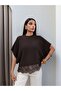Tricot Blouse with Ruched Hem - 2