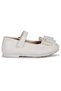 Babe Skin Velcro Bow Girls' Ballerina Shoes - 4