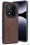 Zngzrmll Redmi Note 14 Pro 4g Case Aras Leather Cover (173347) - Tan