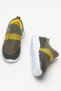 Children's Elasticated Lightweight Airfle Sports Shoes Khaki - 3