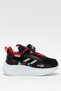 Children's Velcro Smart Lacing Sports Shoes Black - Red