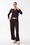 Women's Collared Trousers Modal Double Suit 265164 - - 3