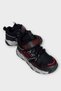 Non-Slip Sole Velcro Sports Children's Boots Black - Red - 3