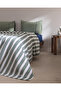 Mael double size 100% cotton fitted sheet set - khaki - 2