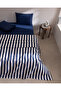 Mael single size 100% cotton fitted sheet bedding set - navy blue - 3