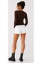 Long Sleeve Zippered Camisole Women's T-Shirt - 4
