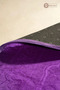 Plush Prayer Mat Non-Slip Base Ultra Soft Velvet Textured Luxury Prayer Mat |   Purple - 2