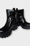 Rubber Detailed Thick Sole Girls' Boots Black - Black - 4