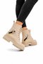 Zippered Star Accessory Cold and Water Resistant Girls' Boots Beige - 2