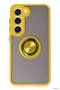 Zngzrmll Galaxy S23 Case Montreal Silicone Cover with Ring (175620) - Yellow