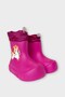 Children's Winter Waterproof Rain Boots Fuchsia - 2