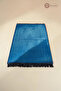 Plush Prayer Mat Non-Slip Base Ultra Soft Velvet Textured Luxury Prayer Mat |   Blue - 6