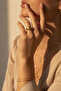 Stylish and Durable Steel Ring with Yellow Color Sun Motif - 3