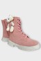Teddy Bear Zippered Cold-Proof Girls' Boots Pudra - 6