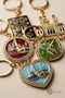 Religious Motif Metal Keychain Mixed Model and Color Delivery - 2