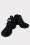 Fur-lined cold and water resistant zippered children's boot black - yellow - 2