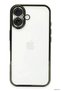 Zngzrmll iPhone 16 Plus Case with Lens Silicone (180910) - Green