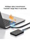 كابل USB-C قصير، تصميم مسطح بطول 20 سم/8 بوصة مع شحن سريع بقدرة 240 واط، نقل بيانات بسرعة 40 جيجابت في الثانية وفيديو بدقة 8K - 3