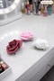 3 rose hair clips - 2