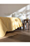 Mathilda single 100% cotton embroidered bed sheet set - yellow - 3