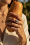 Stylish and Durable Steel Sun Motif Men's Ring - 2