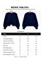 Women's V-Neck Tie Hair Braid Patterned Long Sleeve Crop Knitwear Cardigan - 8