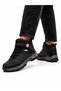 Fur Inside, Cold and Water Resistant, Non-Slip Sole Children's Boots Black - Red - 3