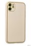 Zngzrmll iPhone 12 Case Coco Leather Silicone Cover (180131) - Gold - 2