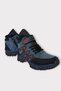 Children's Boots with Fur Inside, Cold and Water Resistant, with Zipper, Dark Blue - Red - 2