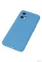 Zngzrmll Realme 9I 4g Case Nano-In Velvet Silicone (175439) - Blue - 4