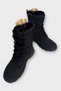 Cold-Proof Girls' Boots with Teddy Bear and Zipper, Black - 5