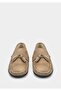 Beige Leather Men's Shoes - 3