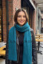 Soft Textured Thick Knitted Long Knitwear Women's Scarf - 3