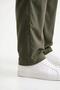 Men's Khaki Parachute Fabric Wide Leg Oversize Comfortable Fit Trousers - 7