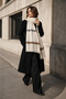Striped Imported Puffy Cherry Scarf Shawl Shoulder Wrap - Curled Scarf Shawl - Puffy Cherry Soft Shoulder Wrap - 3